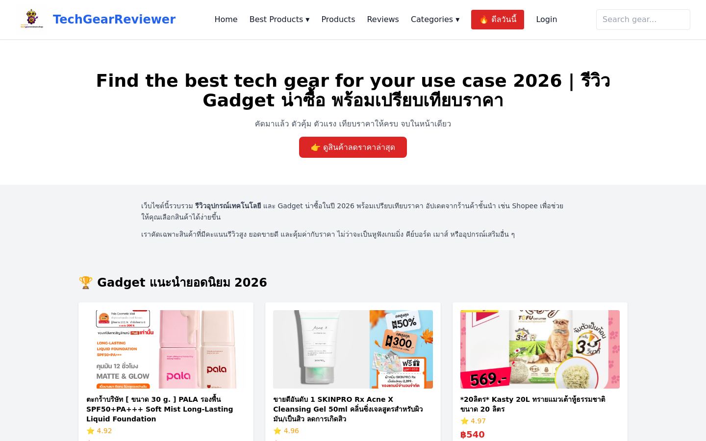 Preview of Tech Gear Reviewer