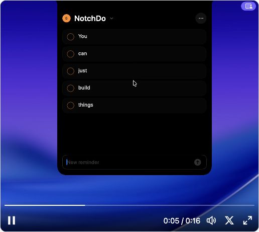 Preview of NotchDo