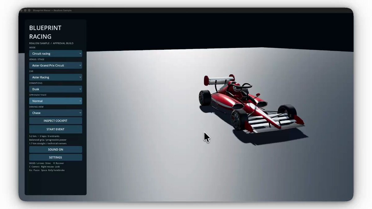 Preview of Blueprint Racer