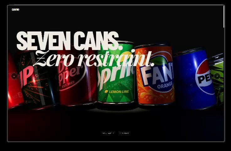 Preview of Soda-can scroll animation
