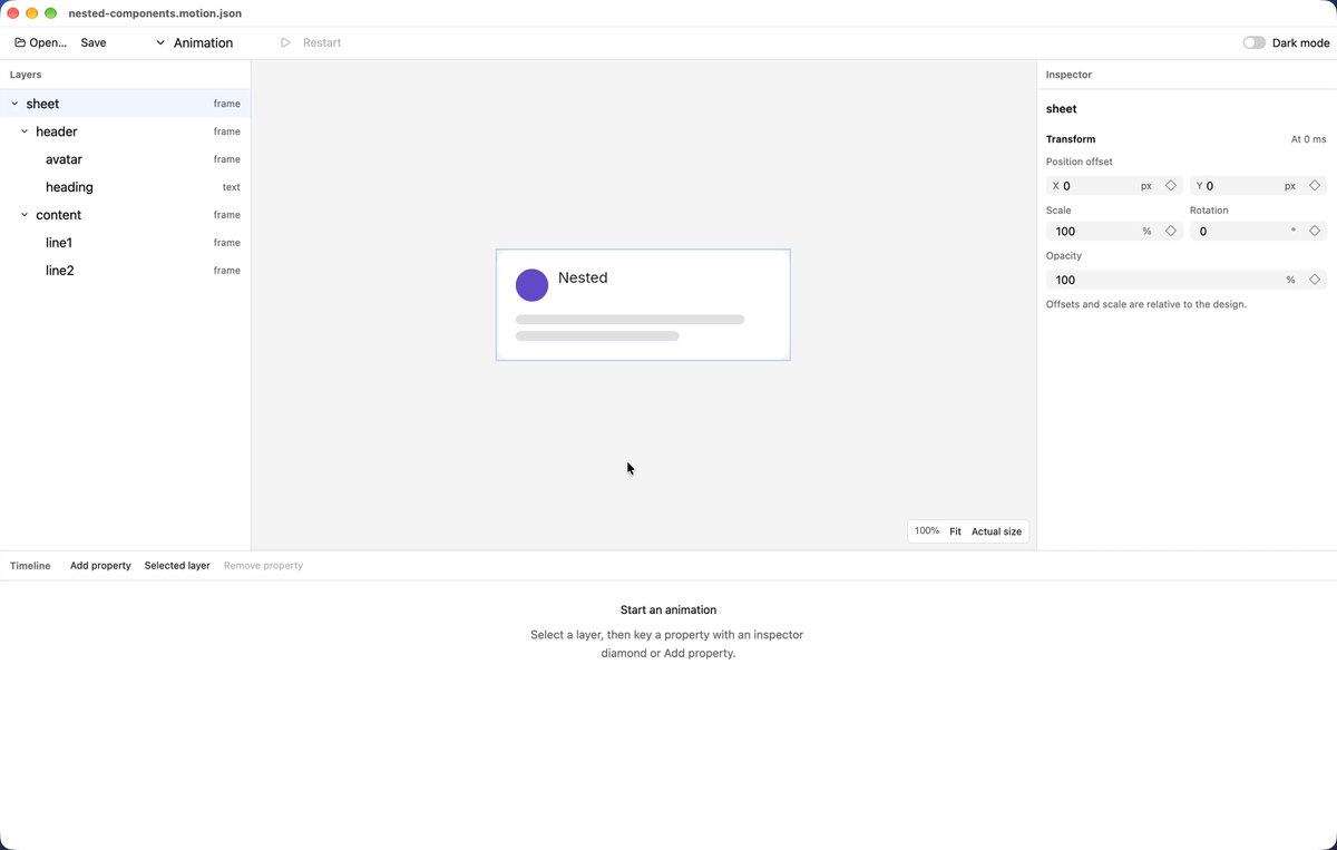 Preview of Elyx motion-editor prototype