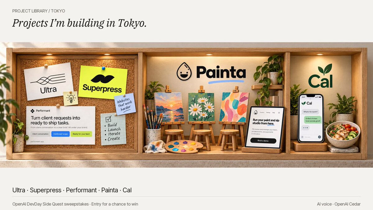 Preview of Tokyo studio project wall