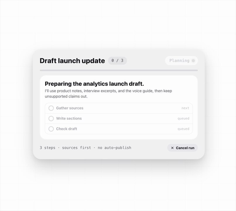 Preview of Agent Planner