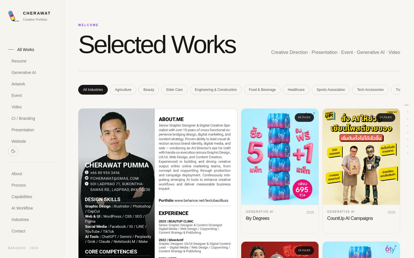 Preview of Cherawat portfolio