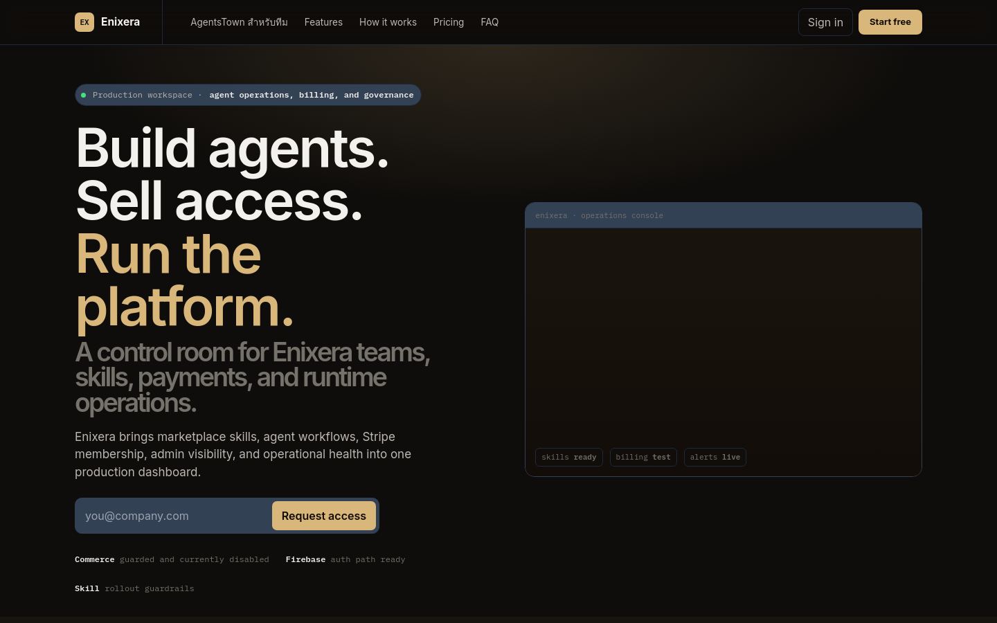 Preview of AgentsTown