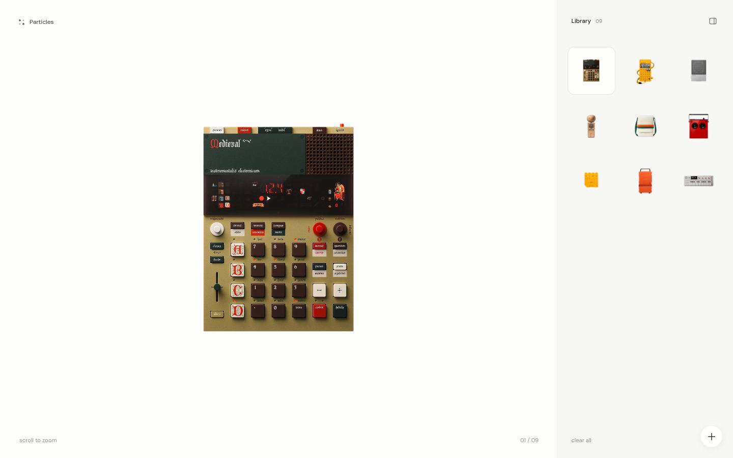Preview of Interactive particles