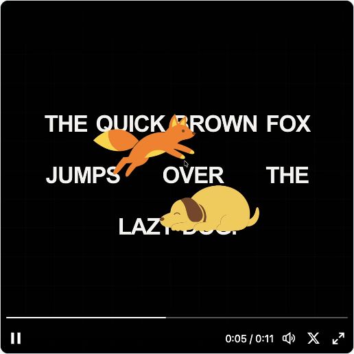 Preview of Quick brown fox hover